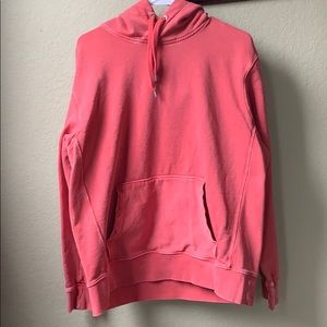 American Eagle Pink/Read Long Sleeve Hoodie